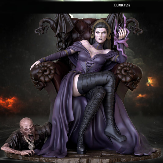 3482 Liliana Vess - MTG  - STL 3D Print Files