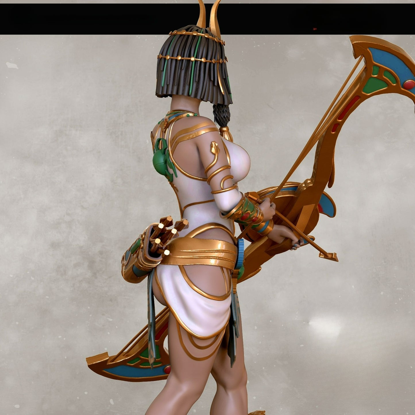 3540 Neith - Egyptian Goddess - STL 3D Print Files