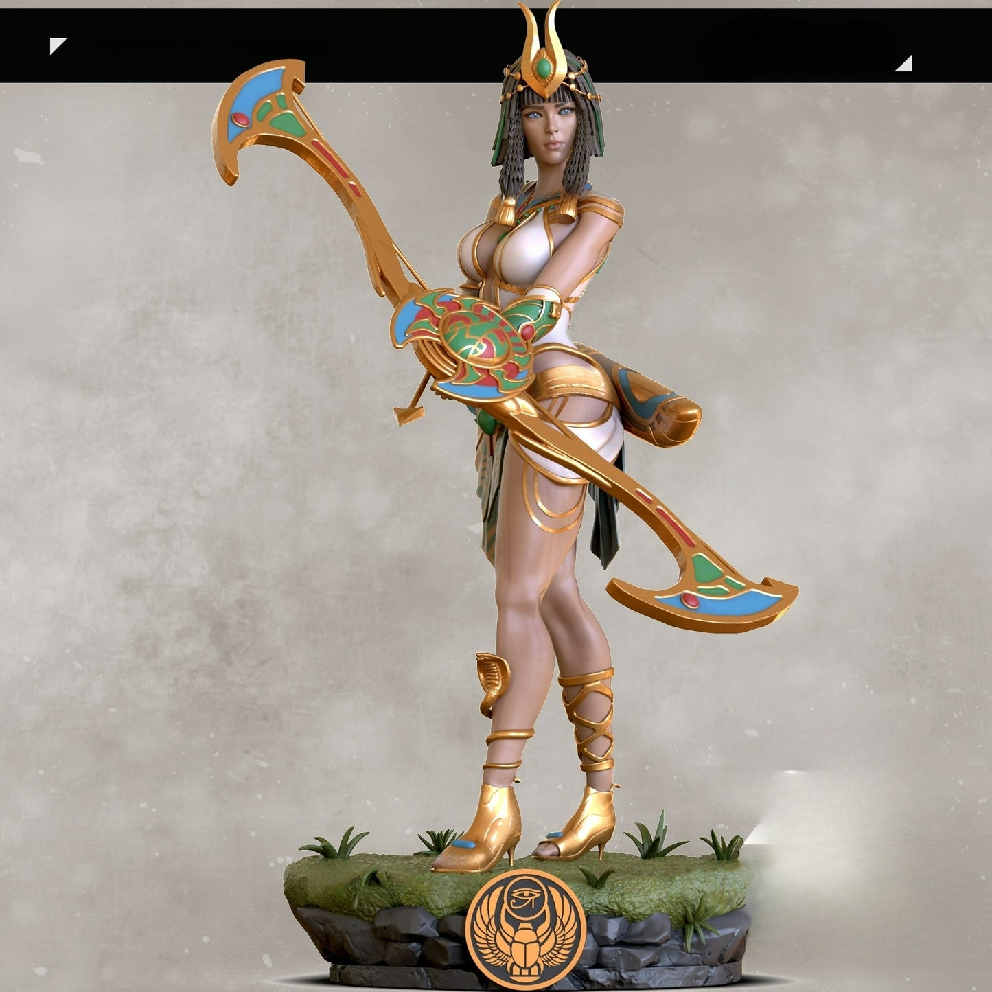 3540 Neith - Egyptian Goddess - STL 3D Print Files