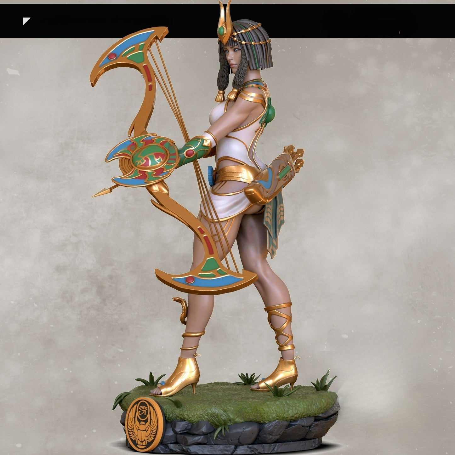 3540 Neith - Egyptian Goddess - STL 3D Print Files