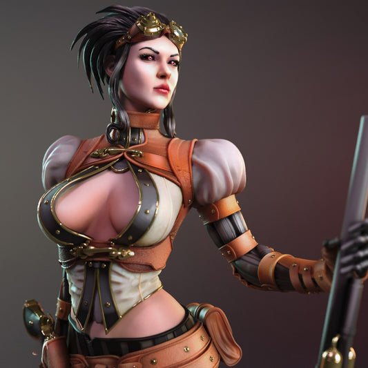 2911 Lady Mechanika NSFW - STL 3D Print Files