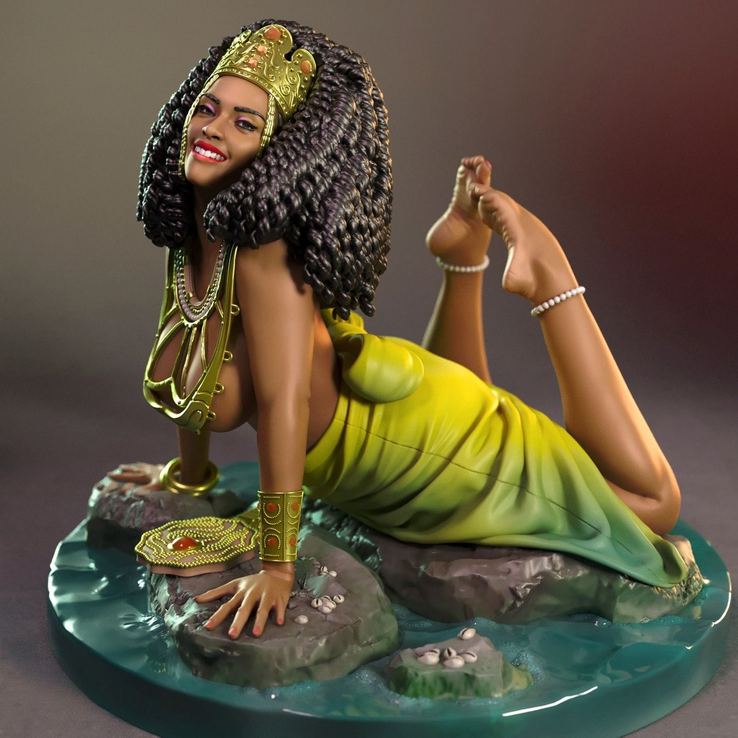 3785 Oshun NSFW - Yoruba Goddess Of Love  - STL 3D Print Files