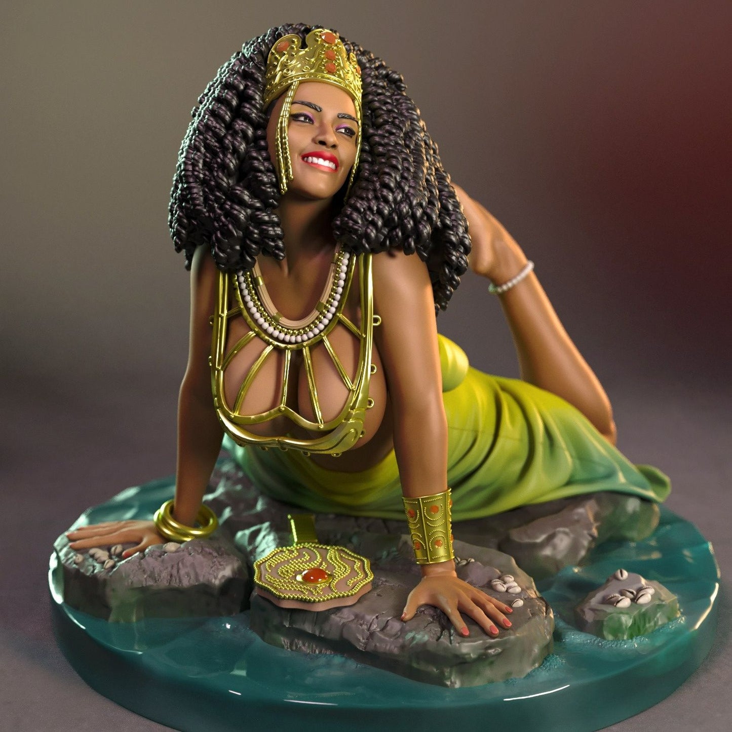 3785 Oshun NSFW - Yoruba Goddess Of Love  - STL 3D Print Files