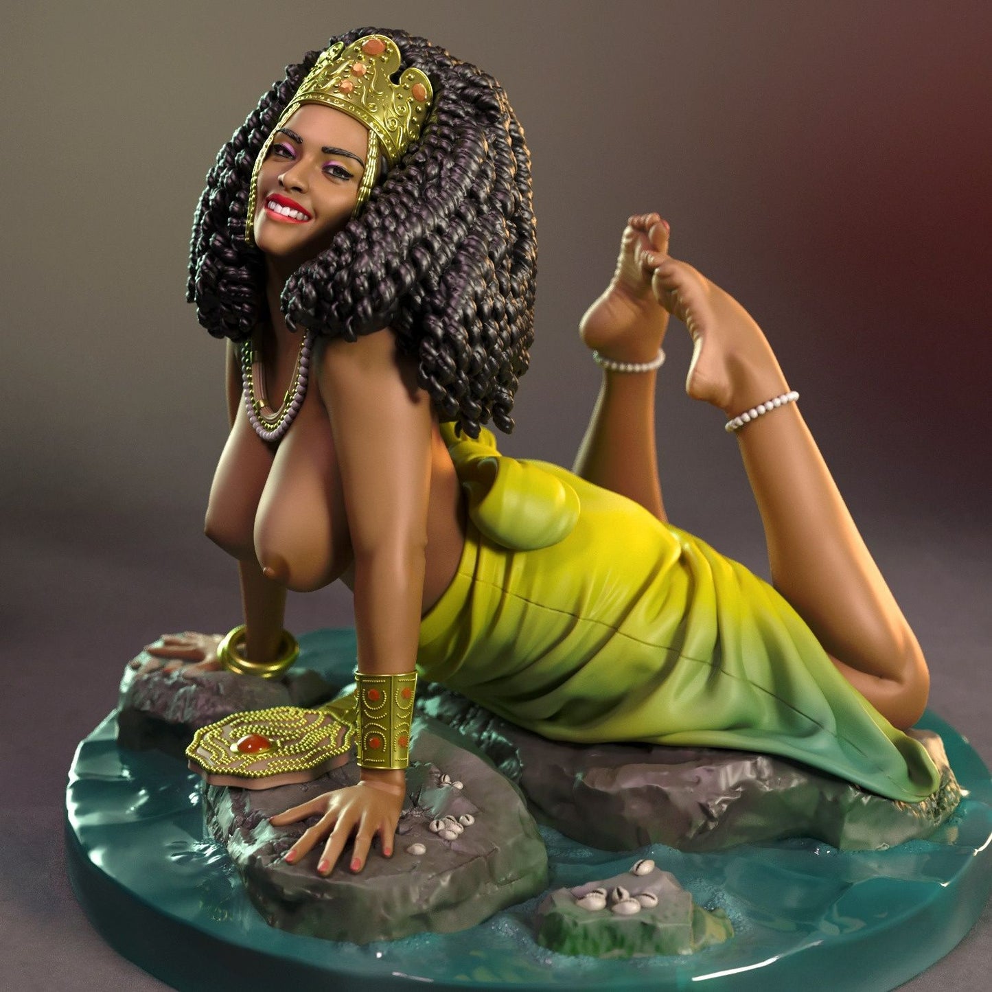 3785 Oshun NSFW - Yoruba Goddess Of Love  - STL 3D Print Files