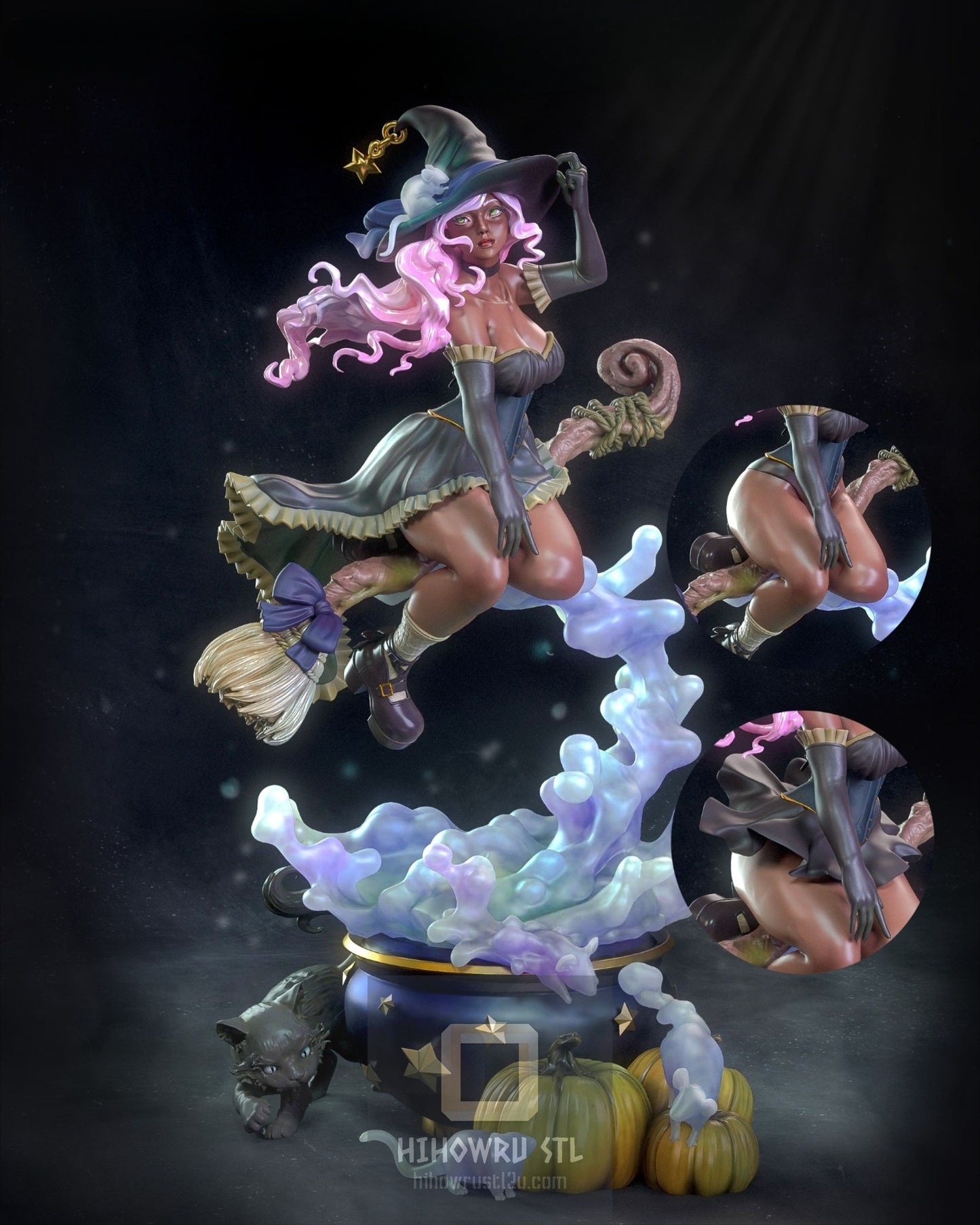 4505 Witch NSFW - STL 3D Print Files