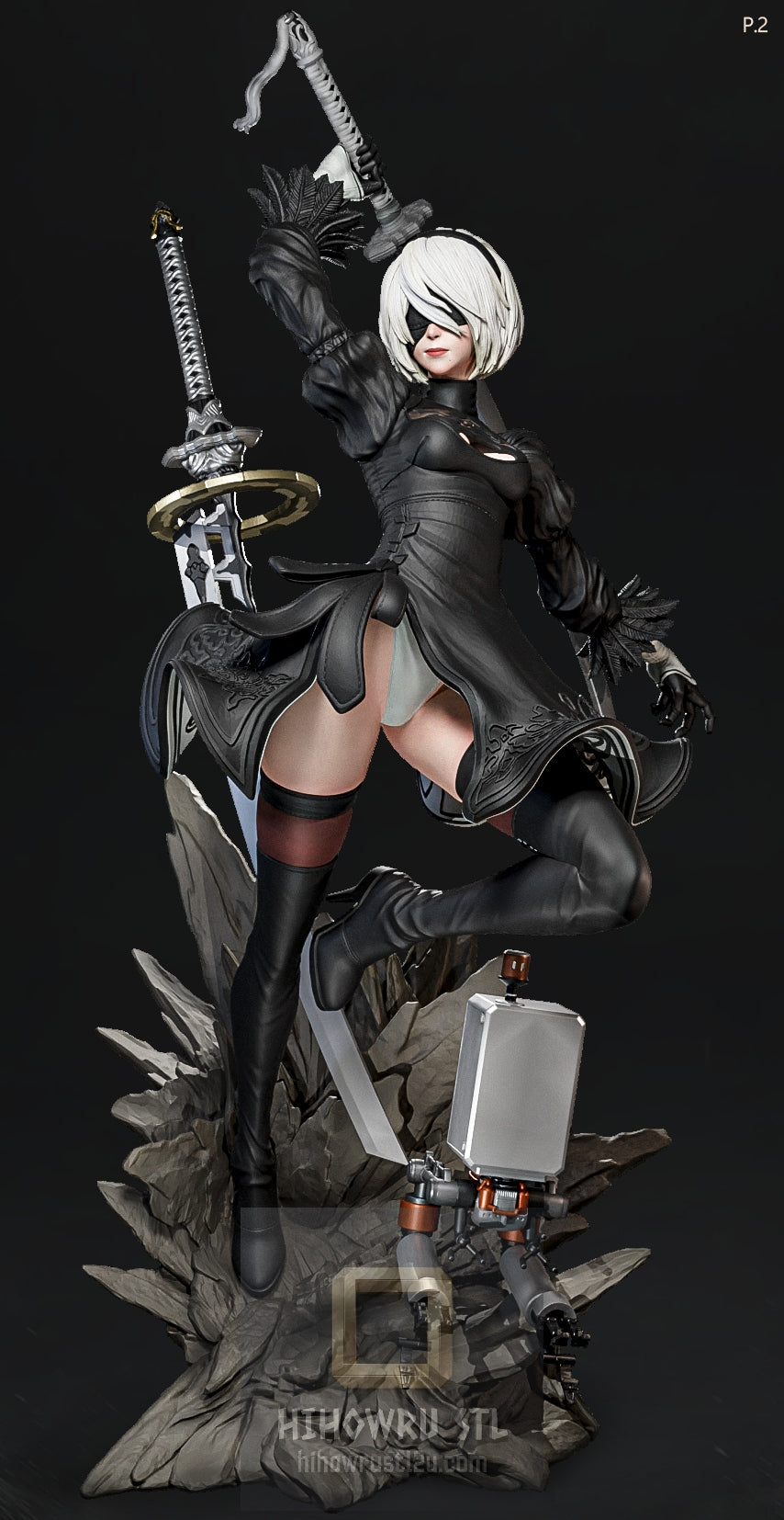 5095 2B NSFW - NIER AUTOMATA - STL 3D Print Files