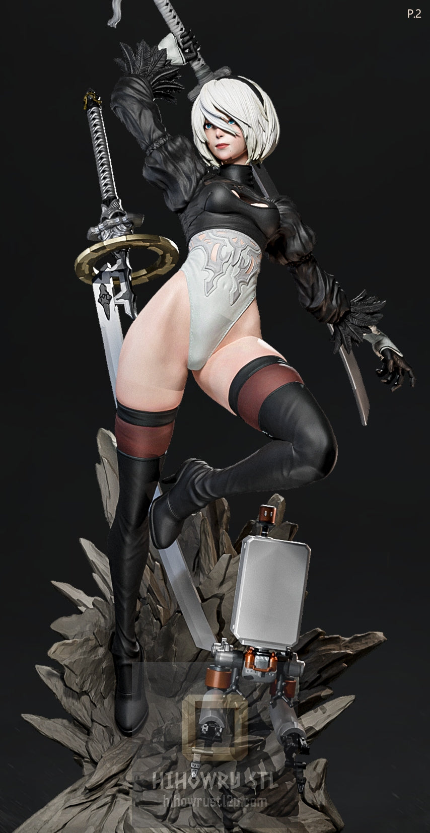 5095 2B NSFW - NIER AUTOMATA - STL 3D Print Files