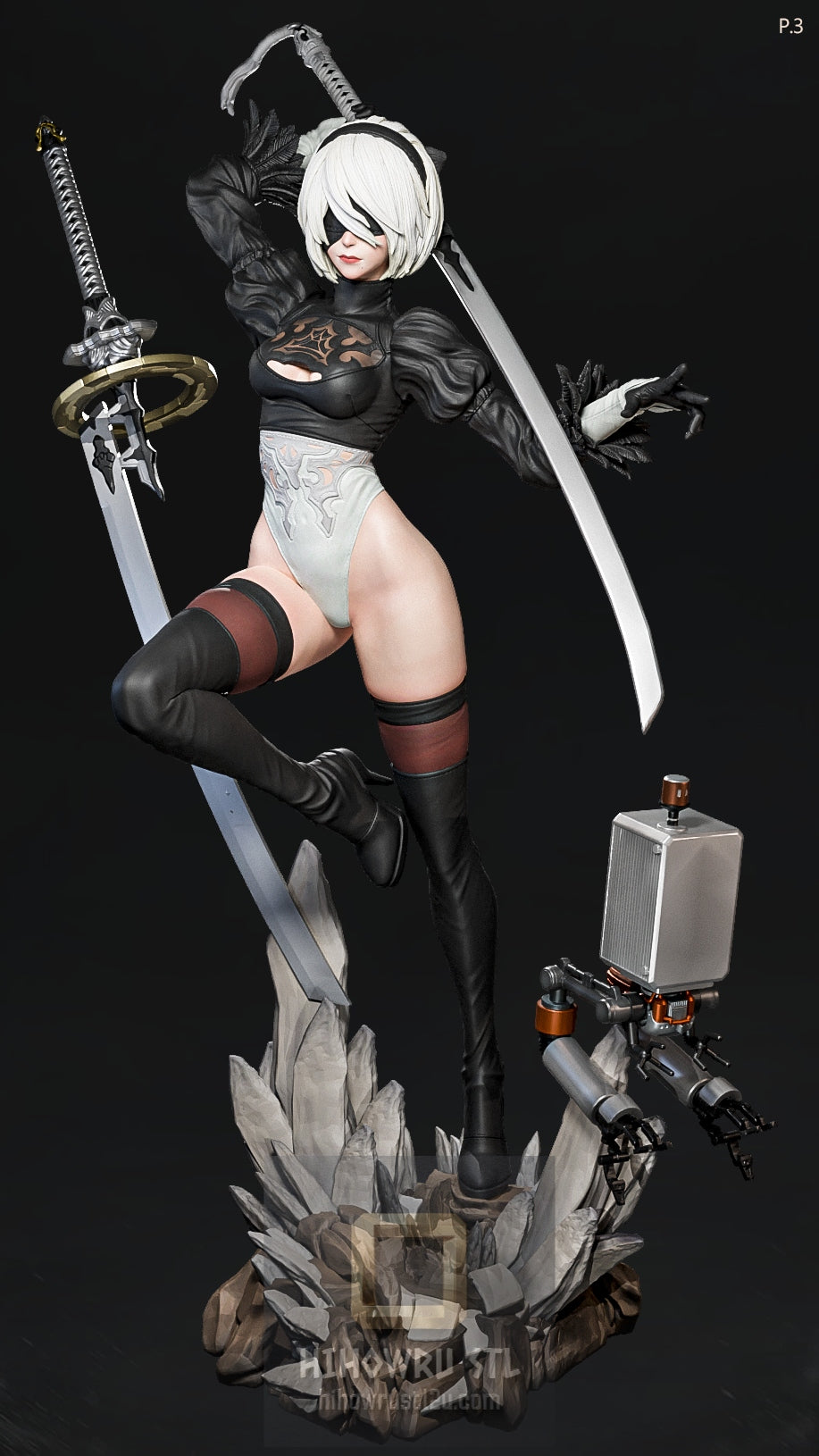 5095 2B NSFW - NIER AUTOMATA - STL 3D Print Files