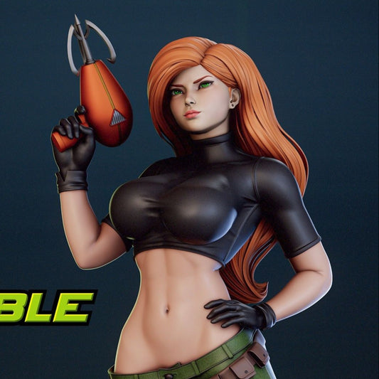 3849 Kim Possible NSFW - STL 3D Print Files