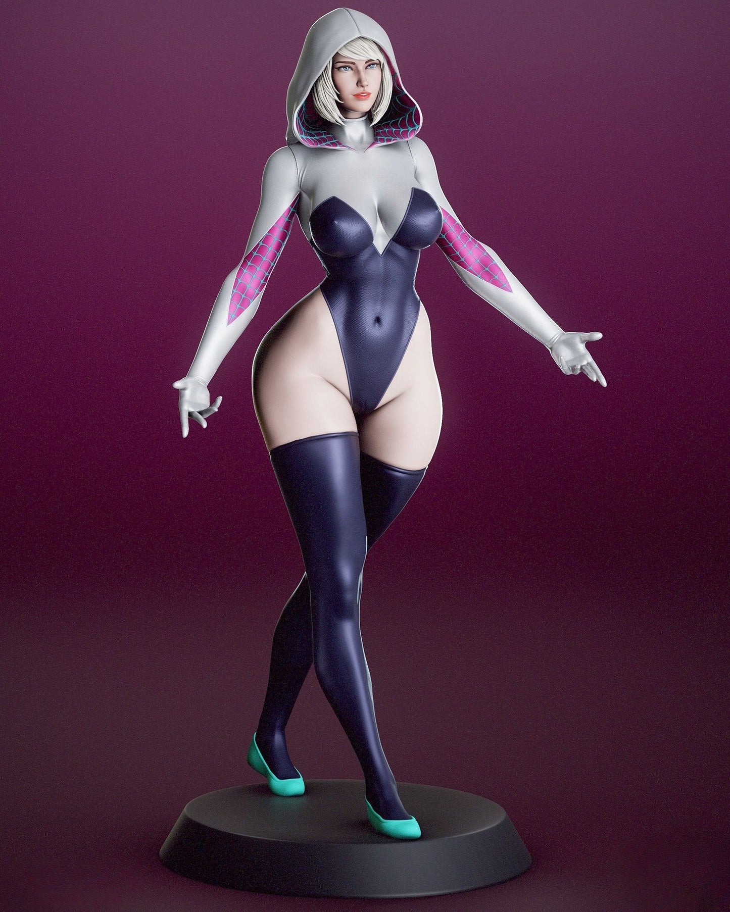 4198 Spider Gwen NSFW - Marvel Comics - STL 3D Print Files