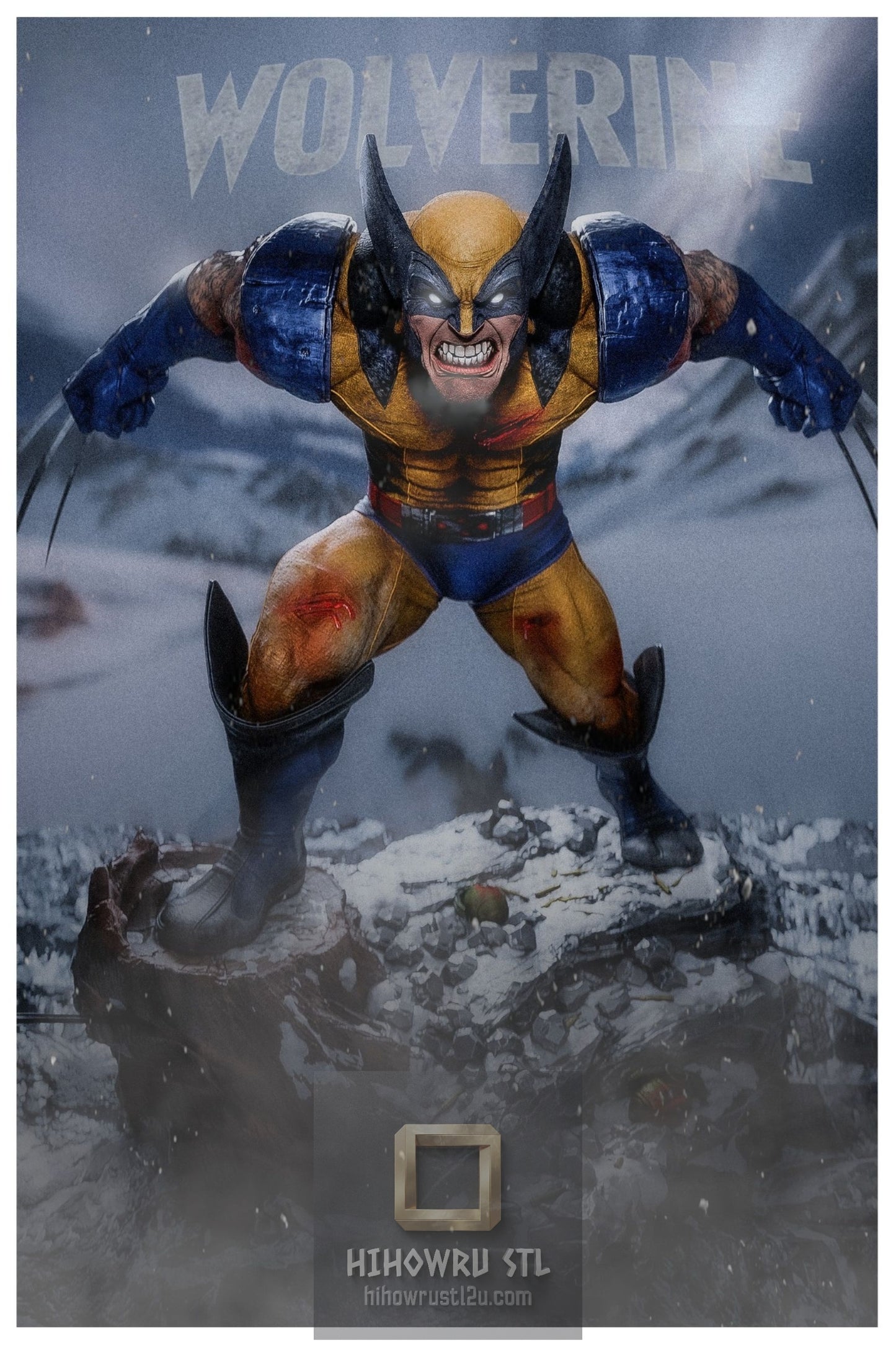 5409 WOLVERINE - X-MEN - STL 3D Print Files
