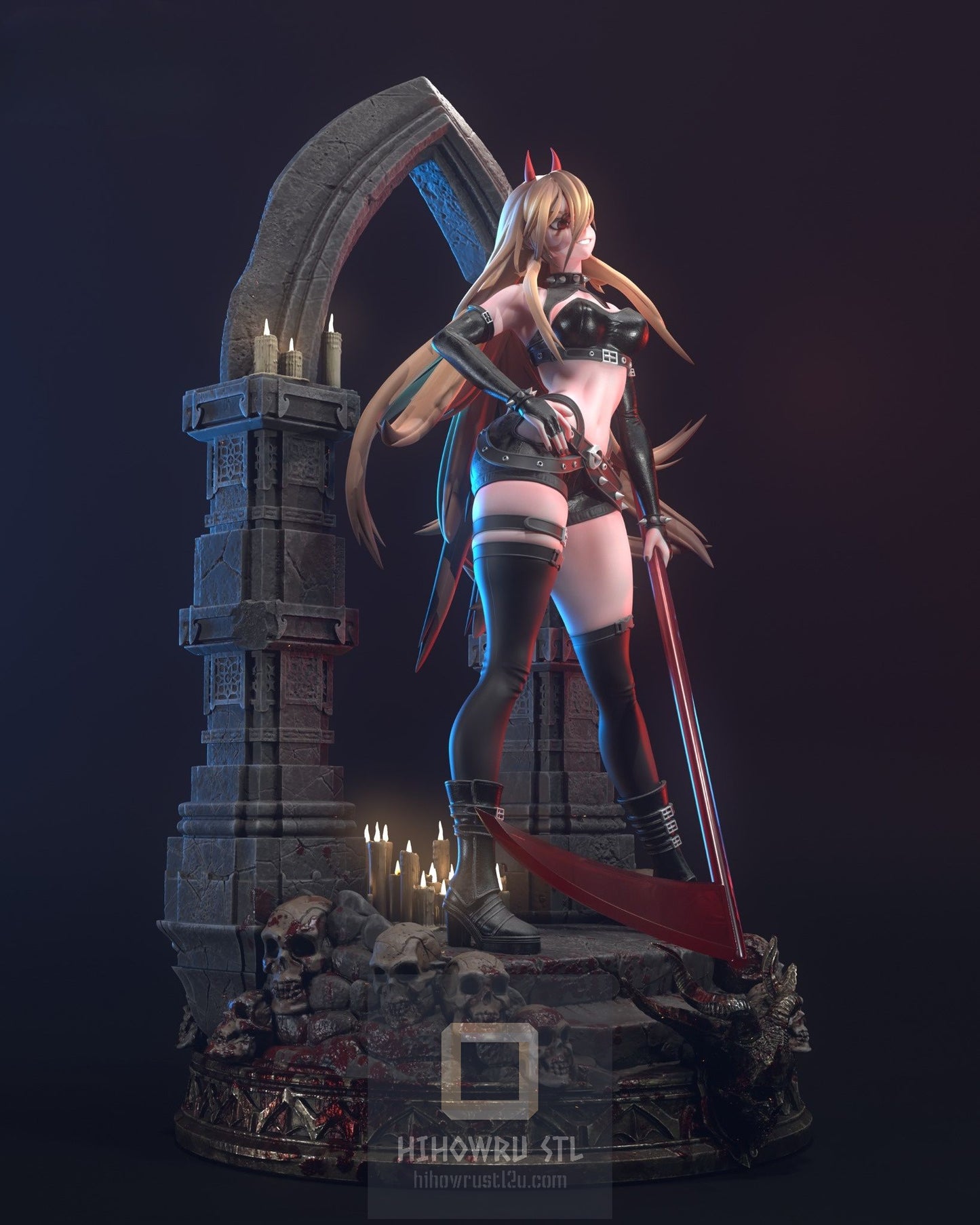 4912 Power - Chainsaw Man - STL 3D Print Files