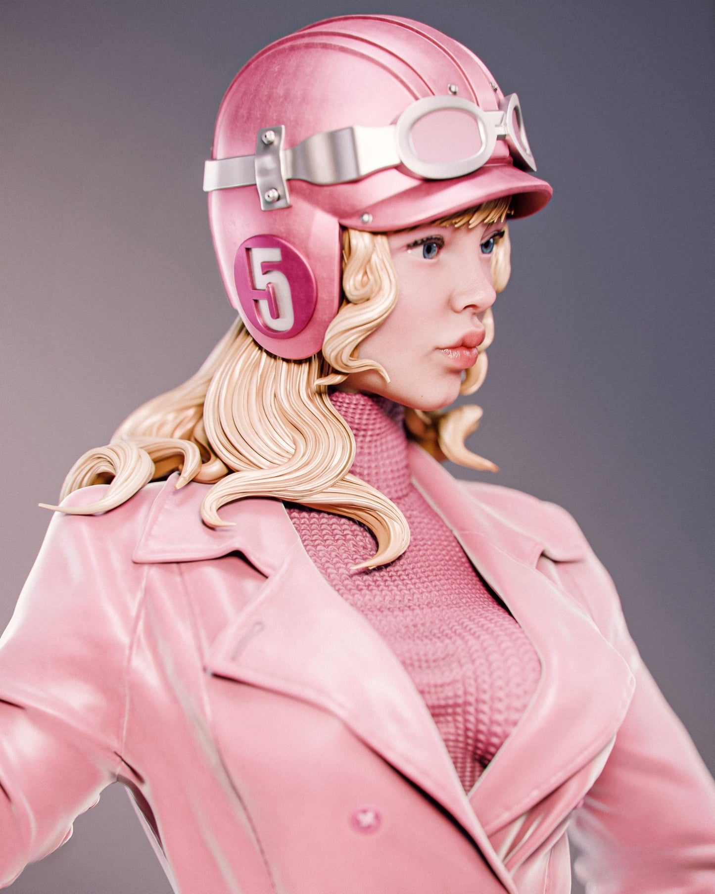 3409 Penelope Pitstop - Wacky Races - STL 3D Print Files