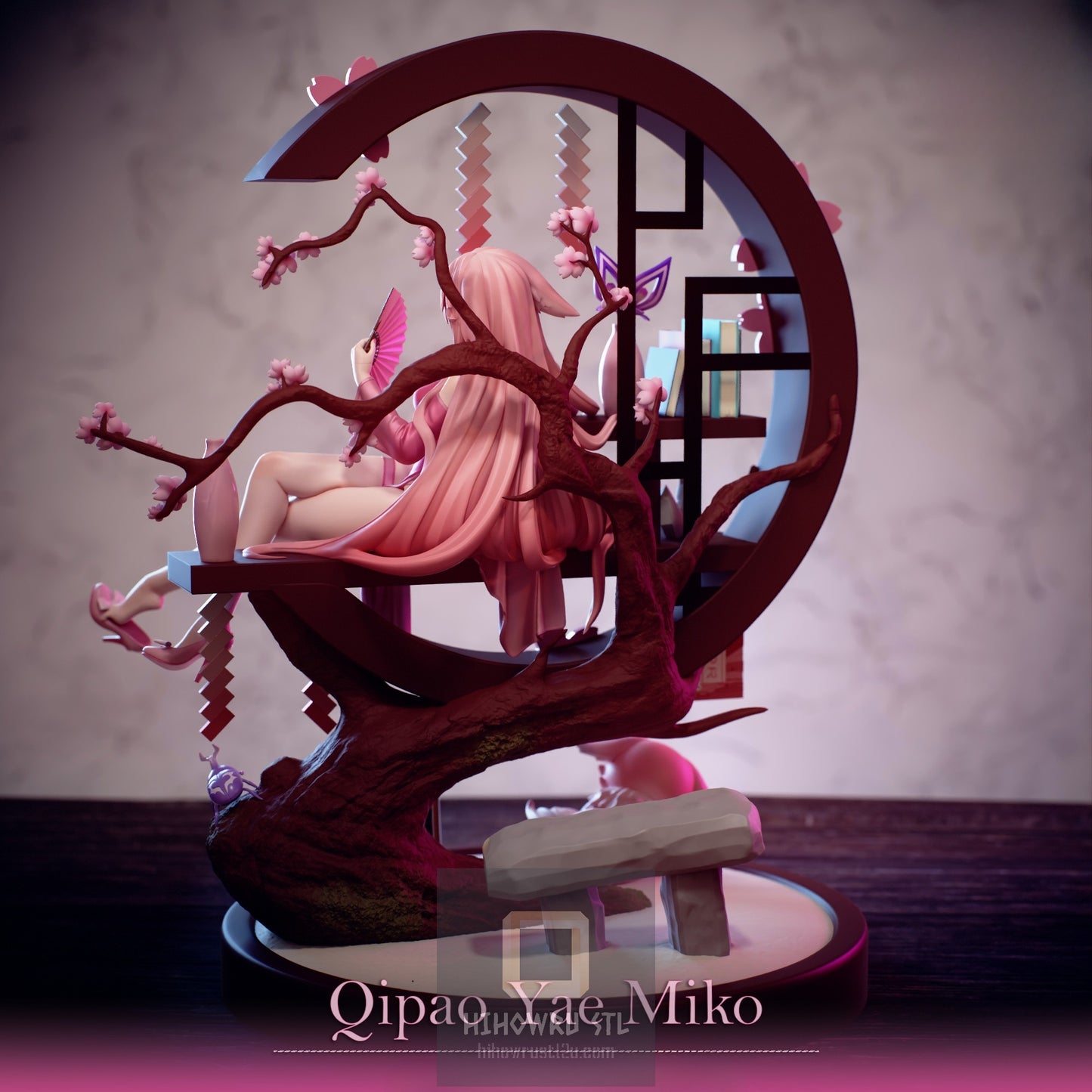 4674 Yae Miko NSFW - Genshin Impact - STL 3D Print Files
