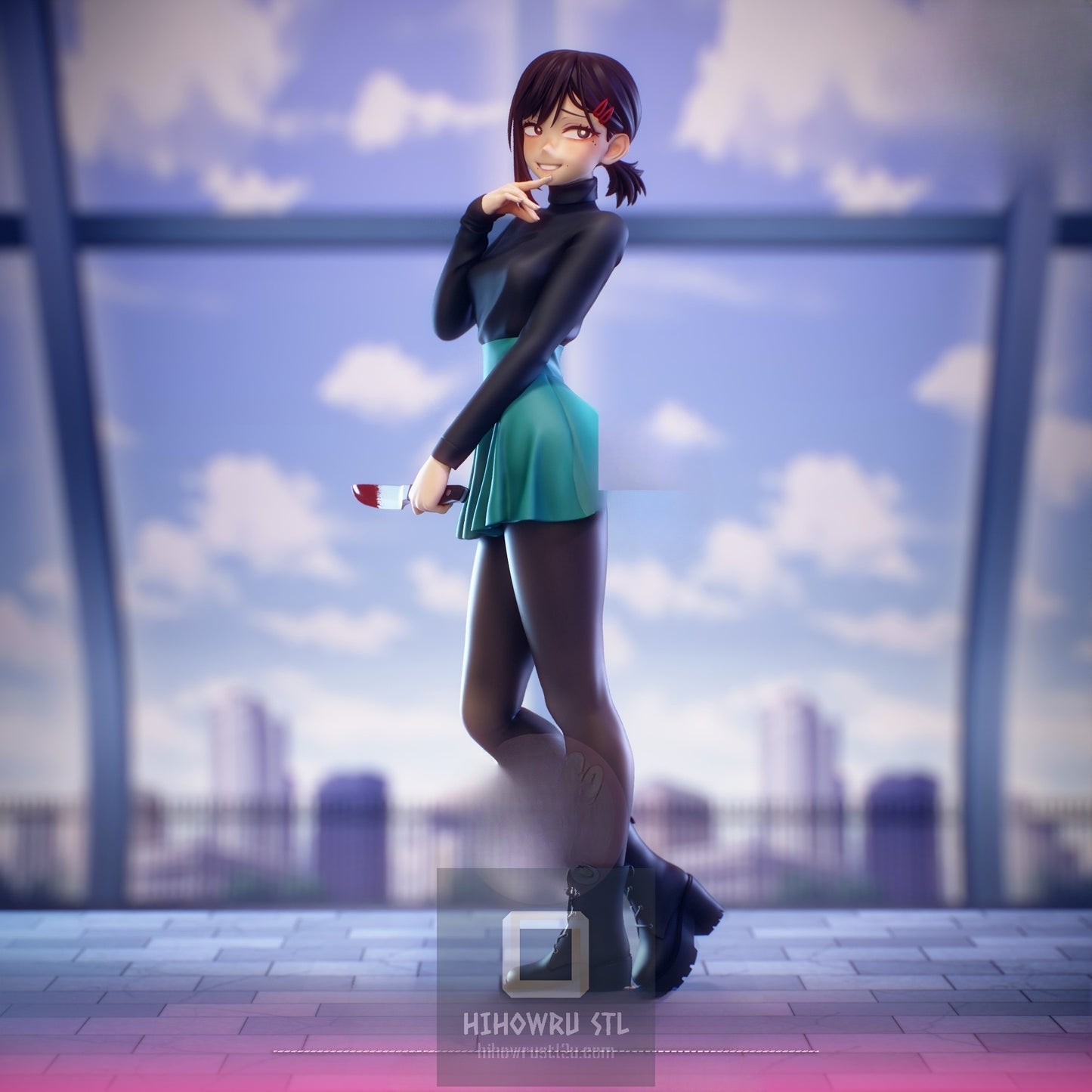 4535 Kobeni Higashiyama NSFW  - Chainsaw Man - STL 3D Print Files