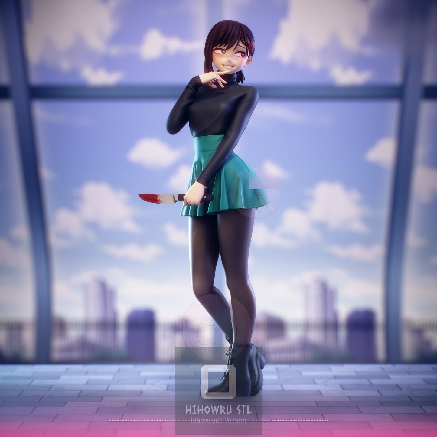 4535 Kobeni Higashiyama NSFW  - Chainsaw Man - STL 3D Print Files