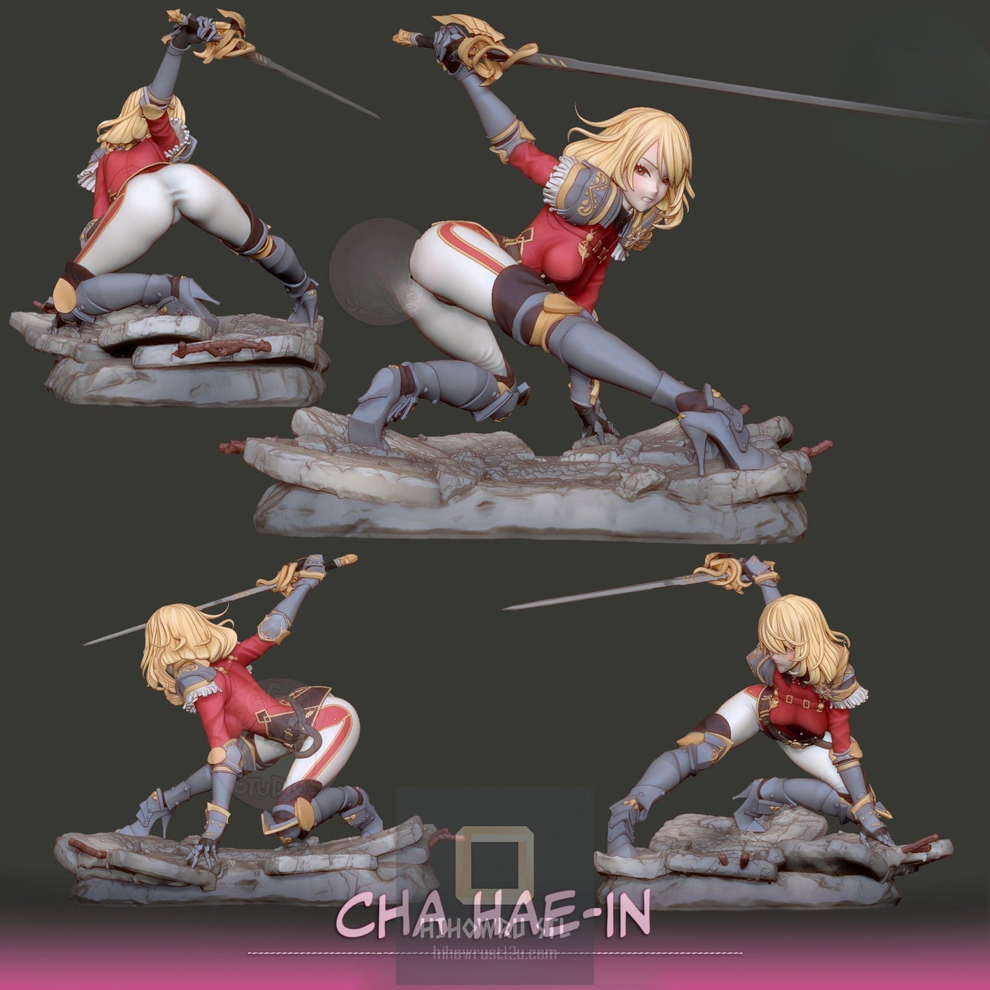 4608 Cha Hae-In NSFW - Solo Leveling - STL 3D Print Files