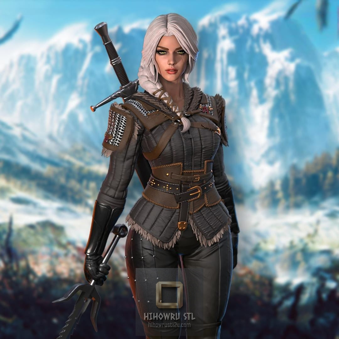 5603 Ciri - The Witcher 4 - STL 3D Print Files