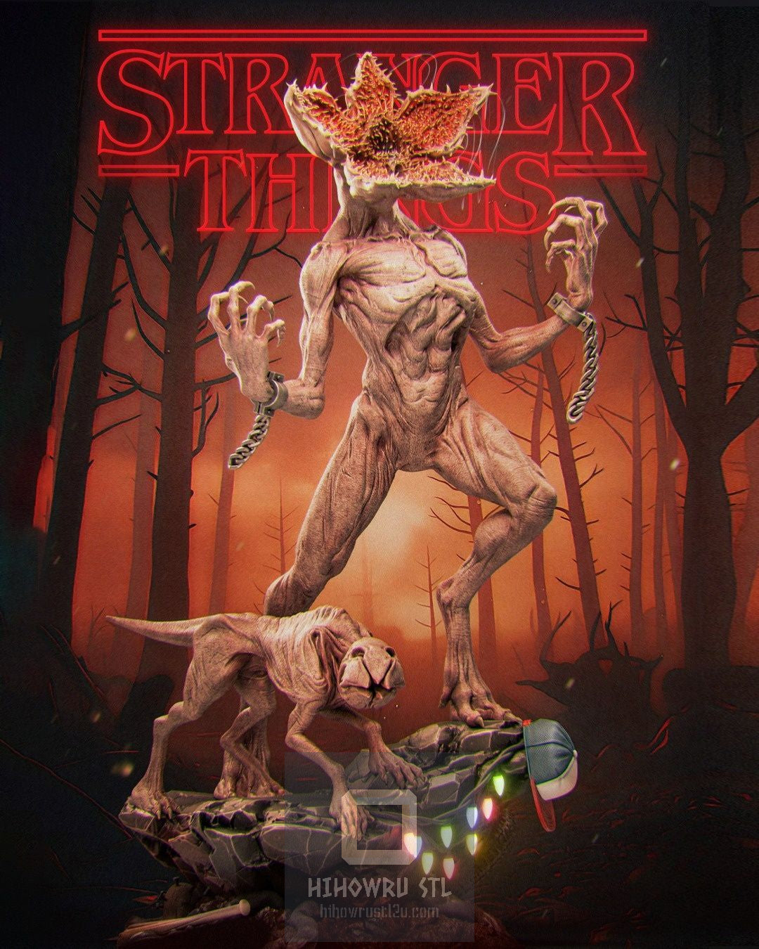 4559 The Demogorgon - Stranger Things - STL 3D Print Files