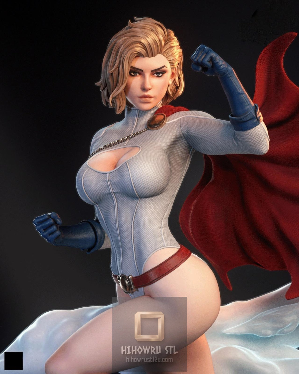 5522 Power Girl NSFW - DC Comics - STL 3D Print Files