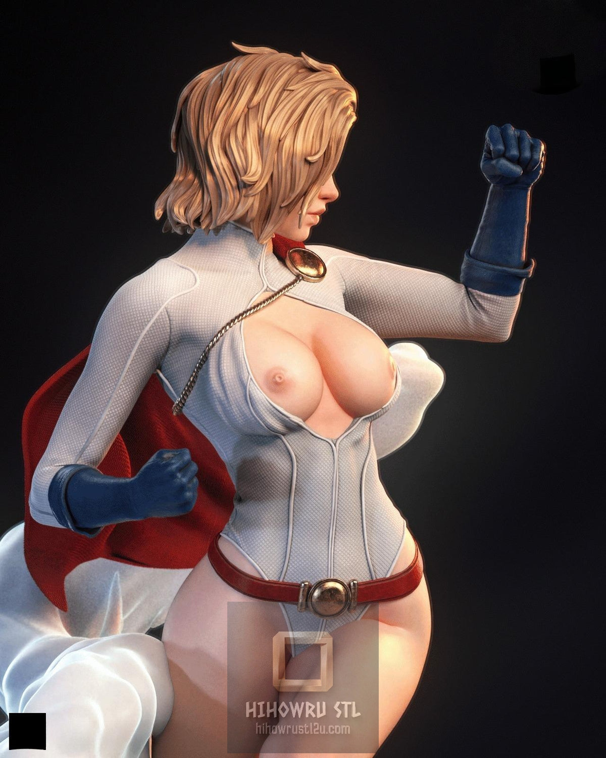 5522 Power Girl NSFW - DC Comics - STL 3D Print Files