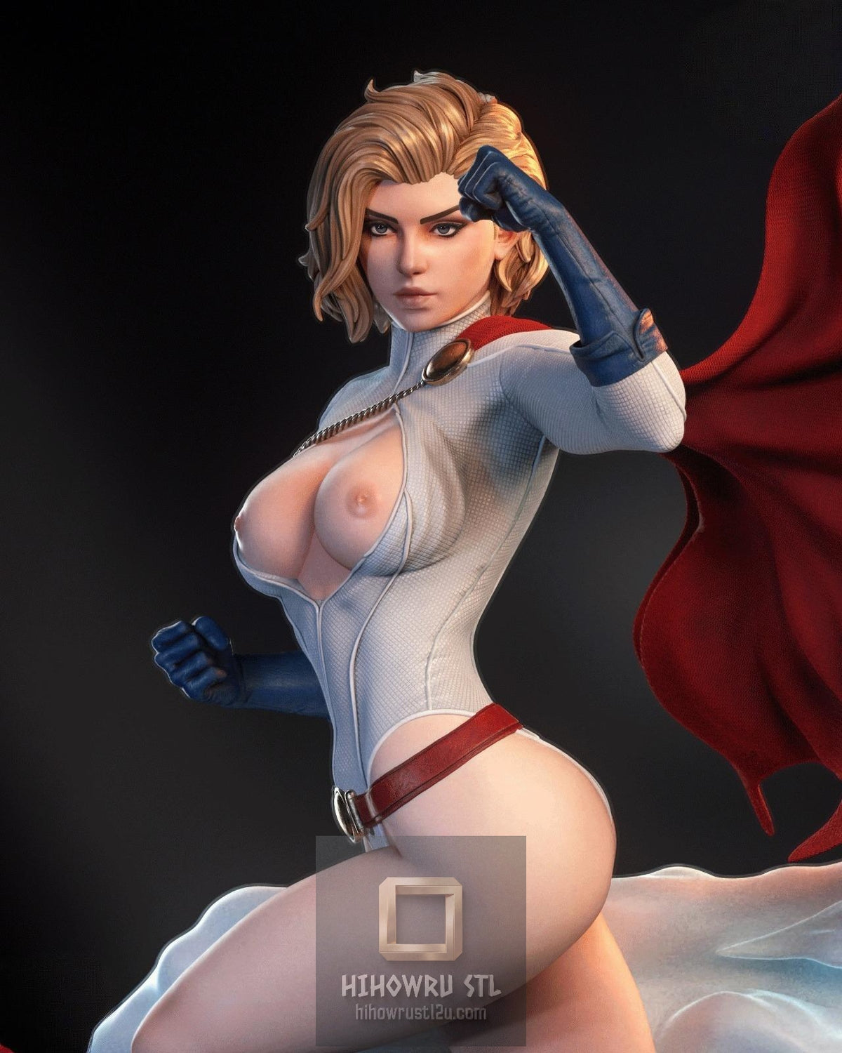 5522 Power Girl NSFW - DC Comics - STL 3D Print Files