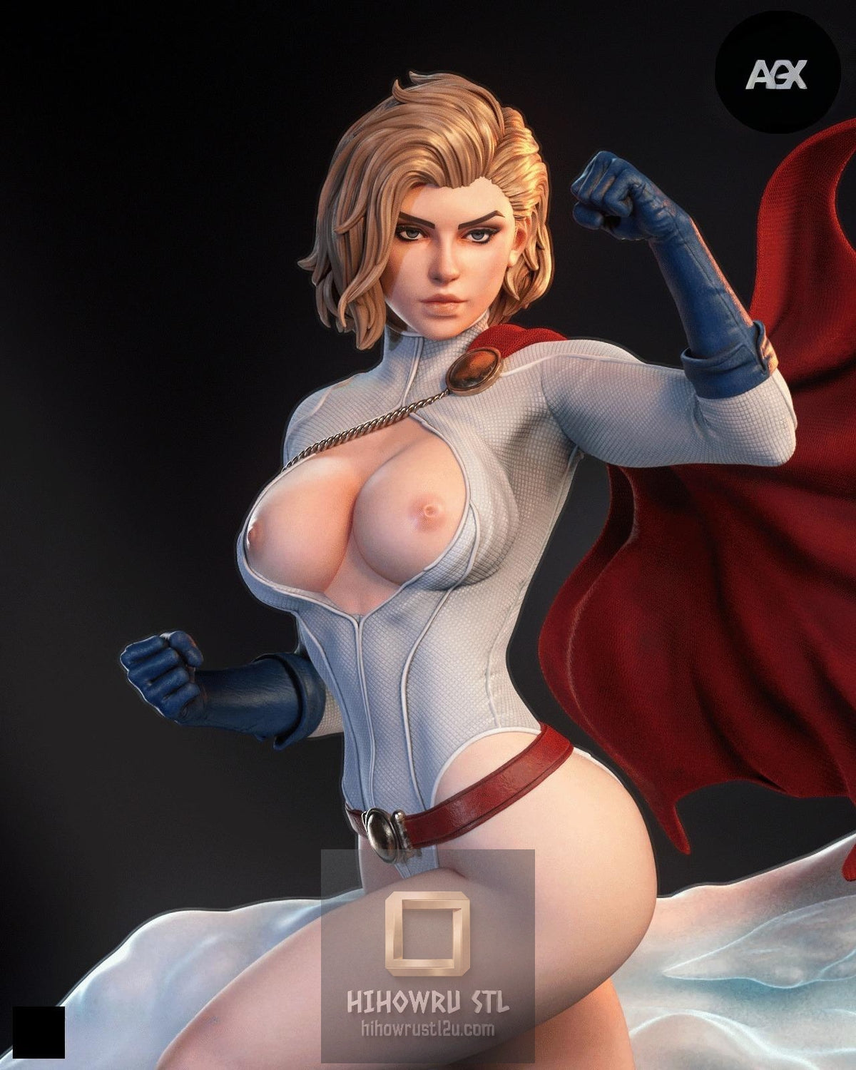 5522 Power Girl NSFW - DC Comics - STL 3D Print Files