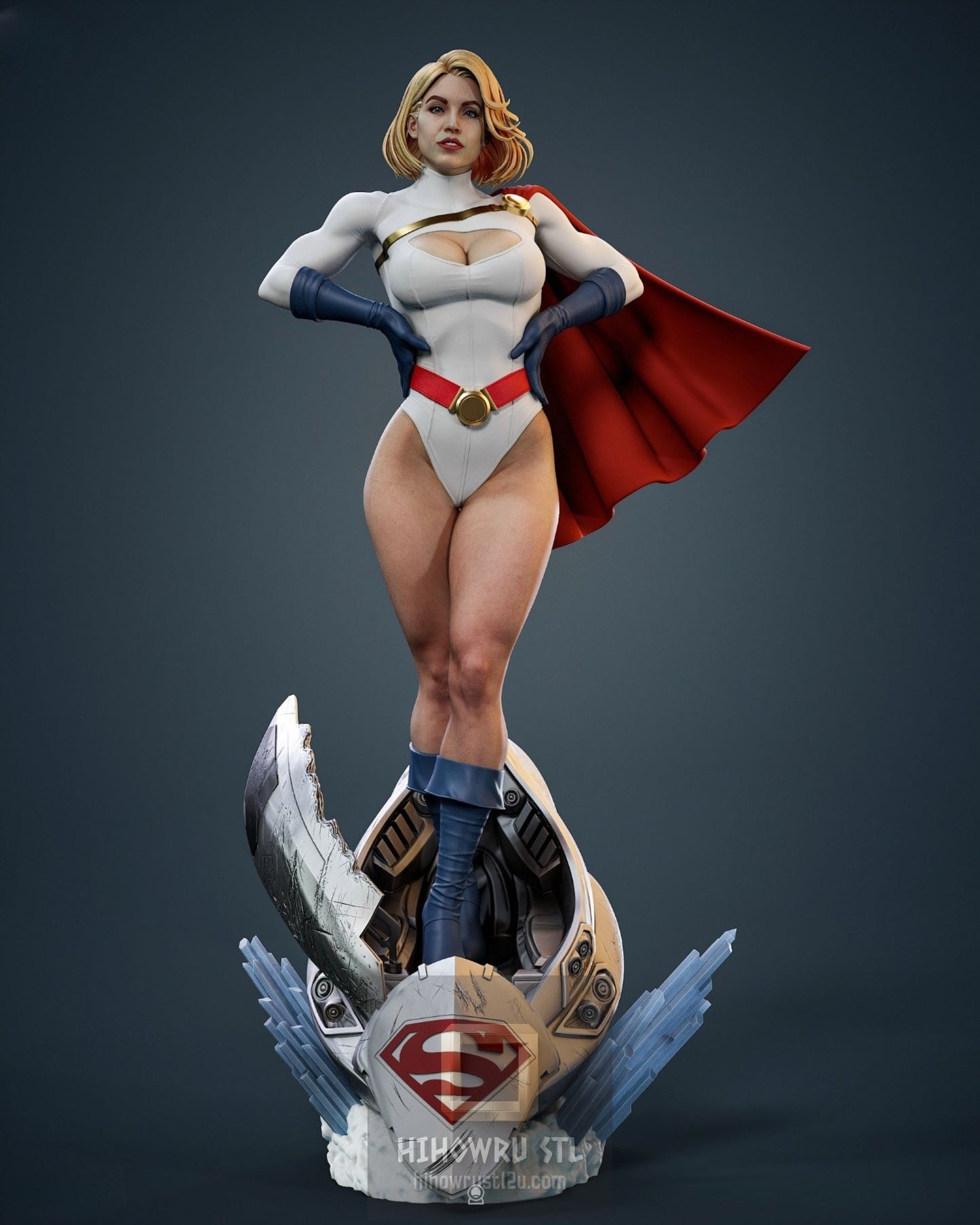 4923 Power Girl - DC Comics - STL 3D Print Files