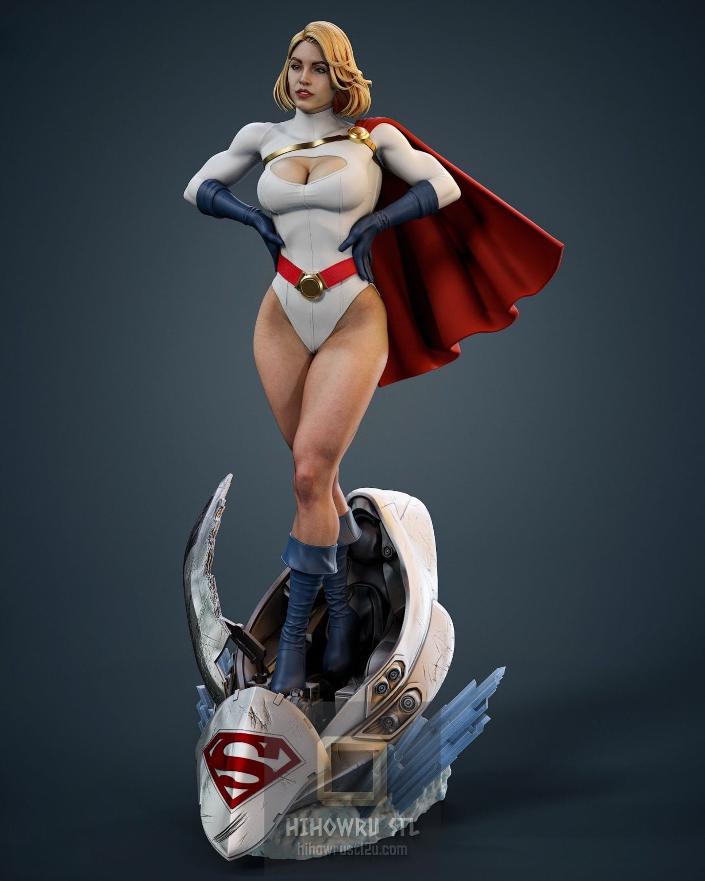 4923 Power Girl - DC Comics - STL 3D Print Files