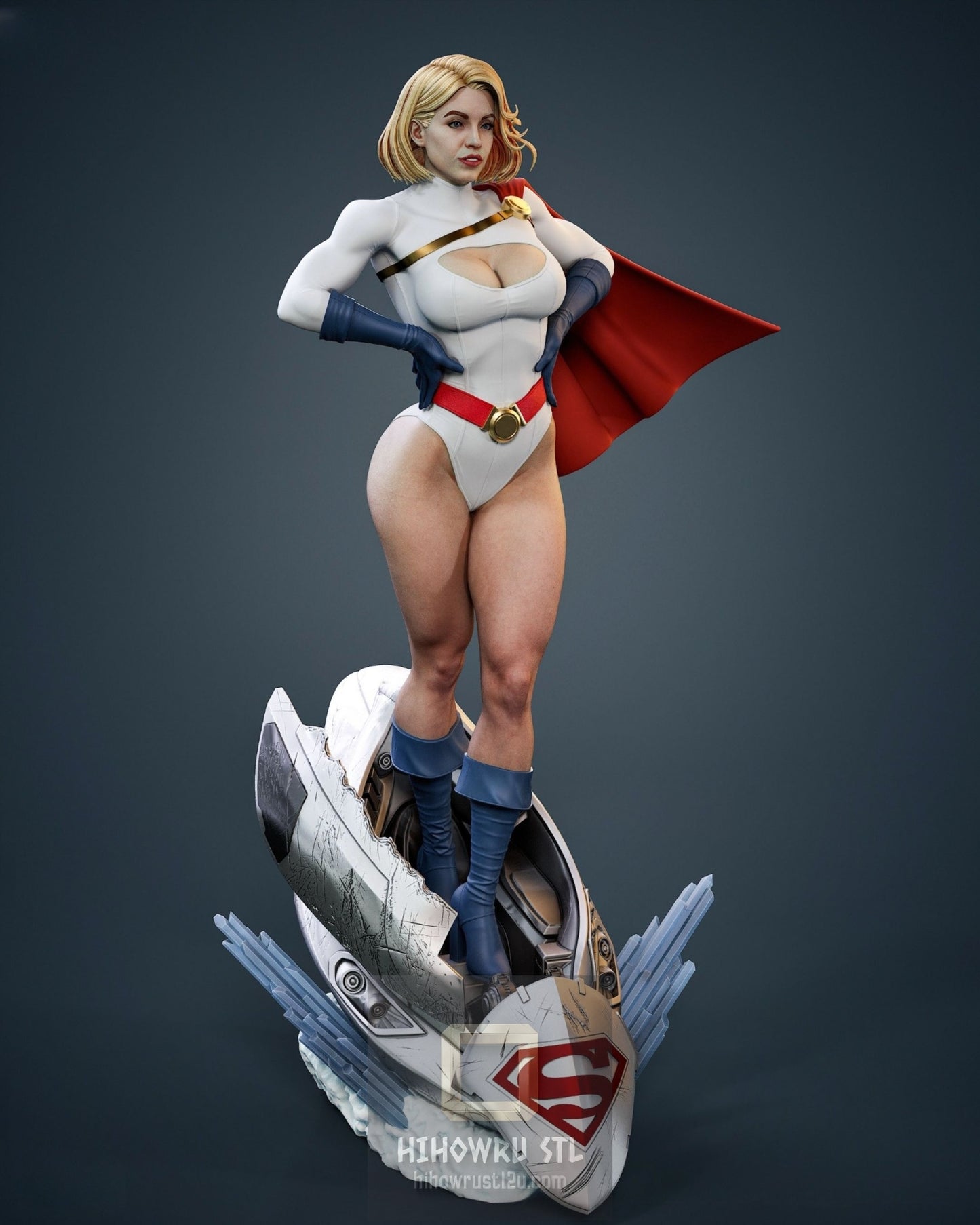 4923 Power Girl - DC Comics - STL 3D Print Files