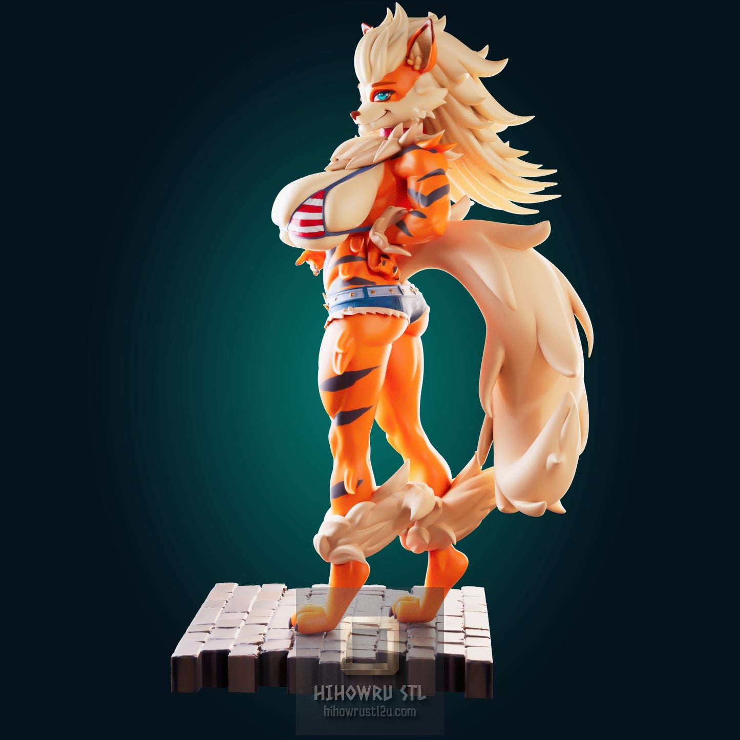 5318 Arcanine Growlithe NSFW - POKEMON - STL 3D Print Files
