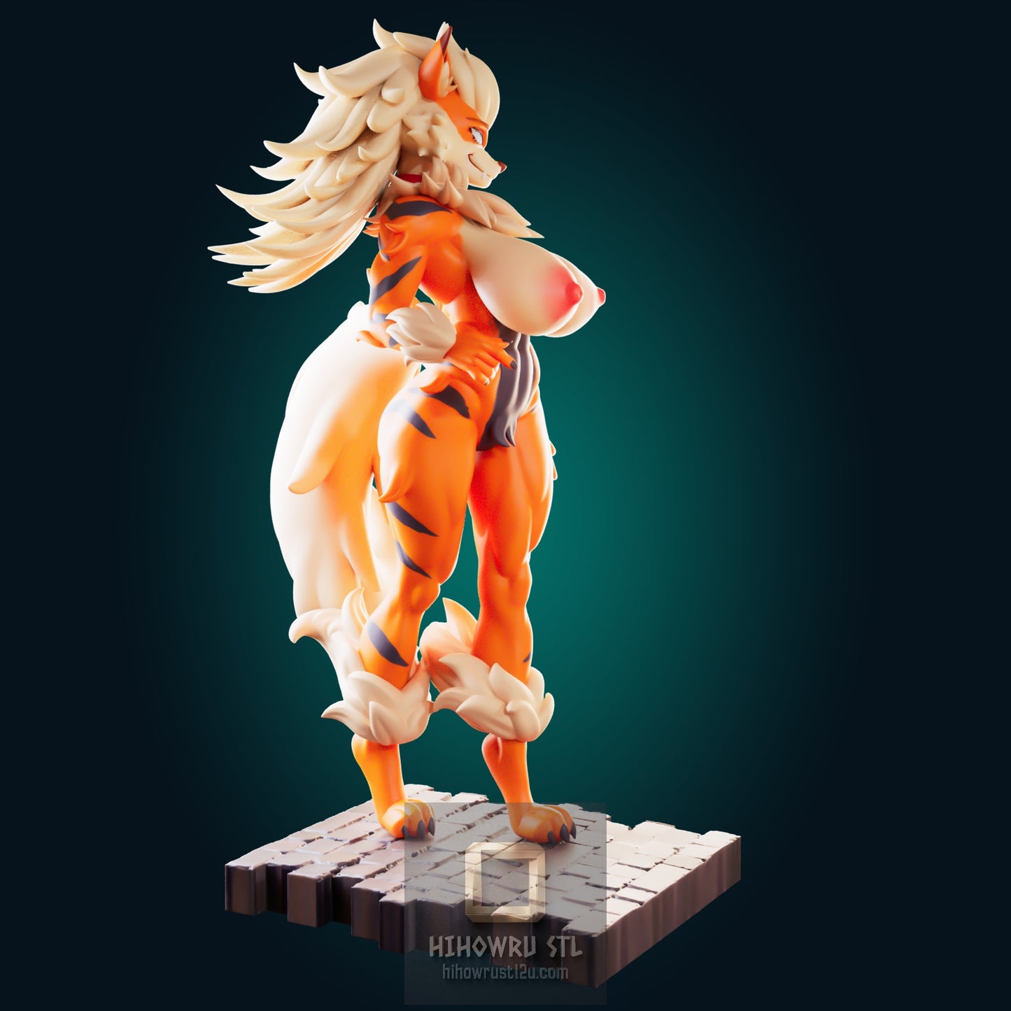 5318 Arcanine Growlithe NSFW - POKEMON - STL 3D Print Files