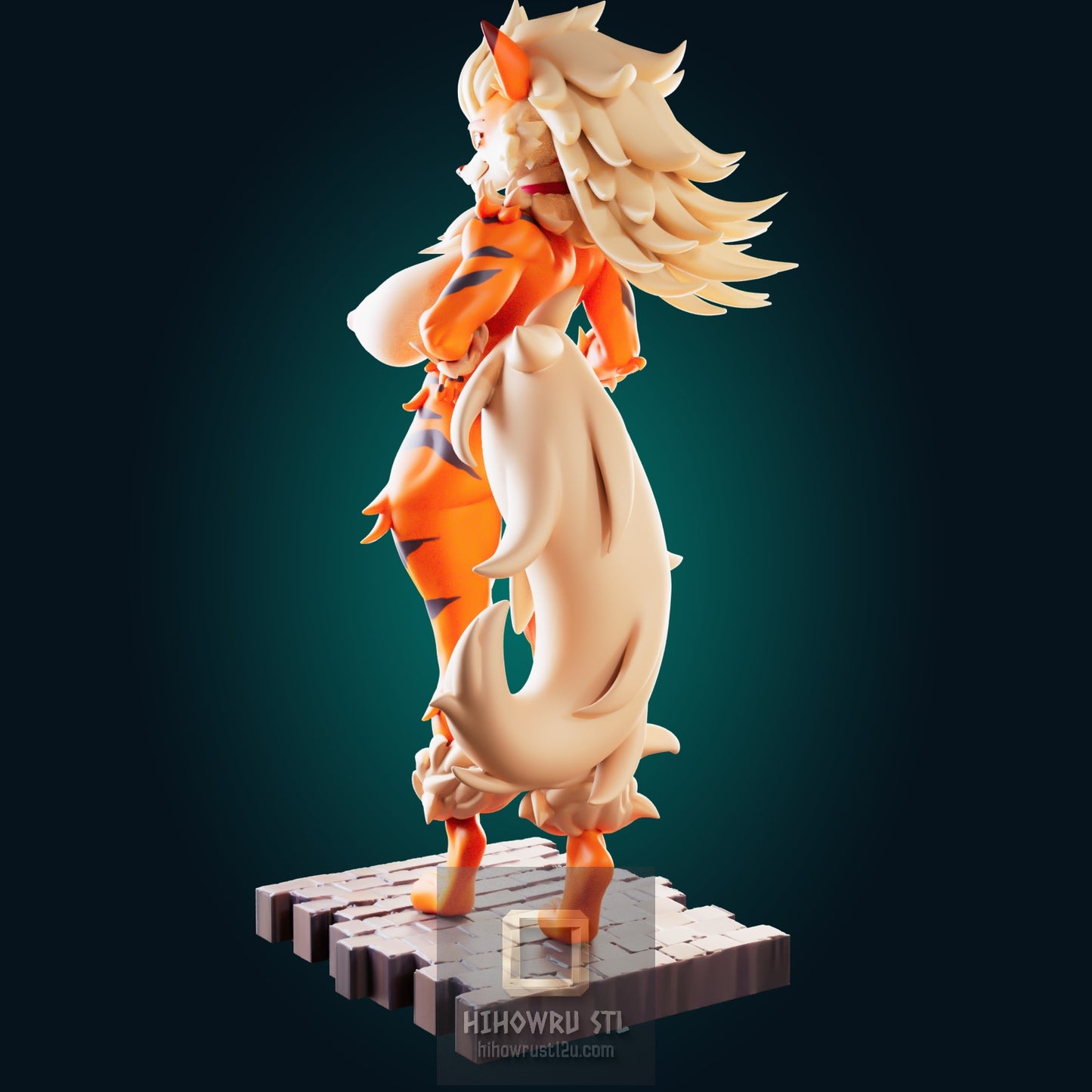 5318 Arcanine Growlithe NSFW - POKEMON - STL 3D Print Files