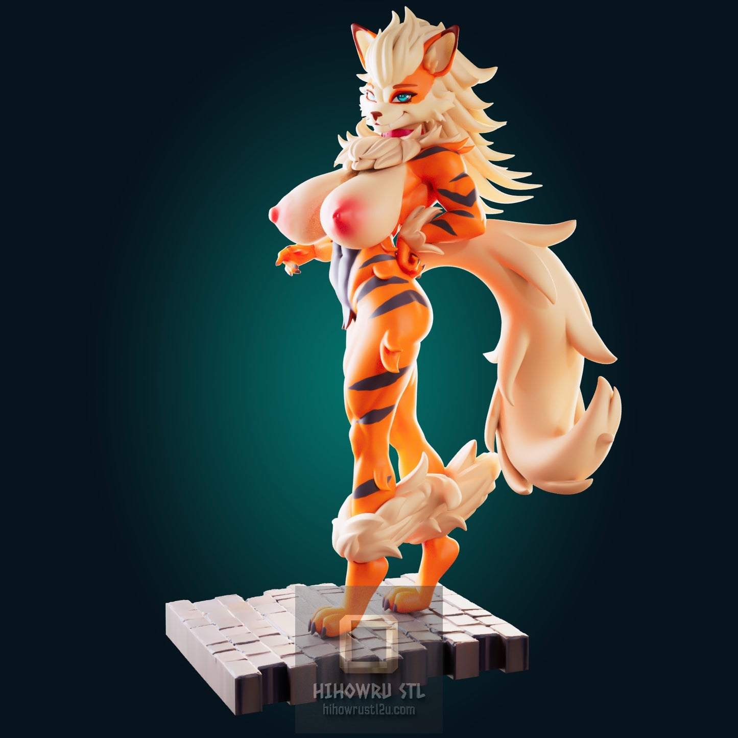 5318 Arcanine Growlithe NSFW - POKEMON - STL 3D Print Files