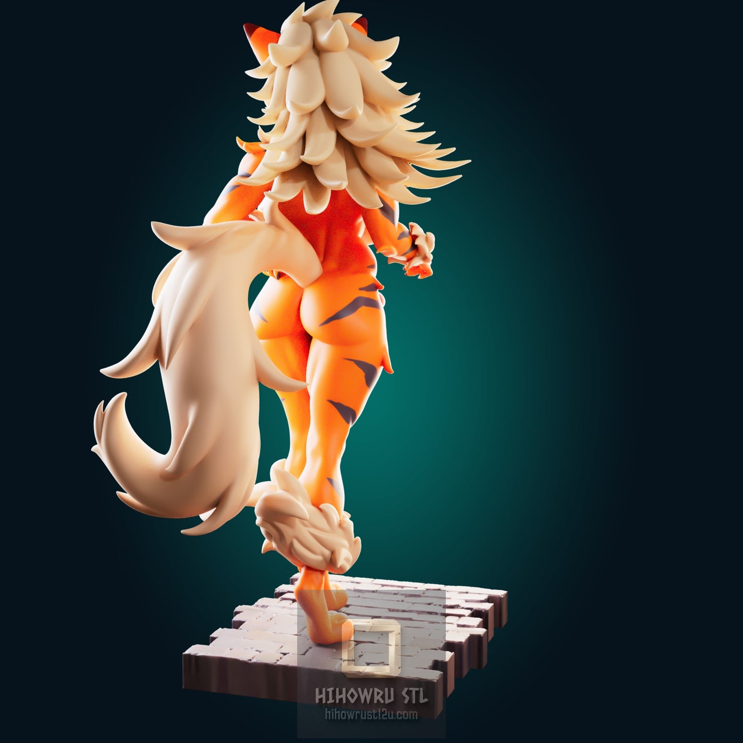 5318 Arcanine Growlithe NSFW - POKEMON - STL 3D Print Files