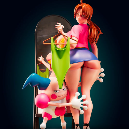 5160 Delia Ketchum NSFW - Pokemon - STL 3D Print Files
