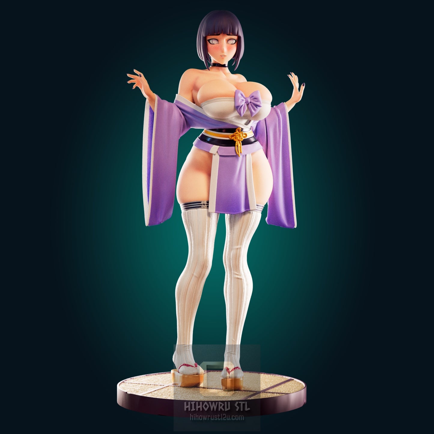 4988 Hinata Hyuga NSFW - Naruto - STL 3D Print Files