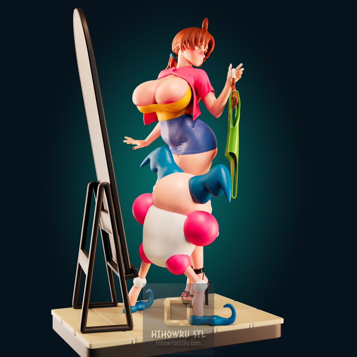 5160 Delia Ketchum NSFW - Pokemon - STL 3D Print Files