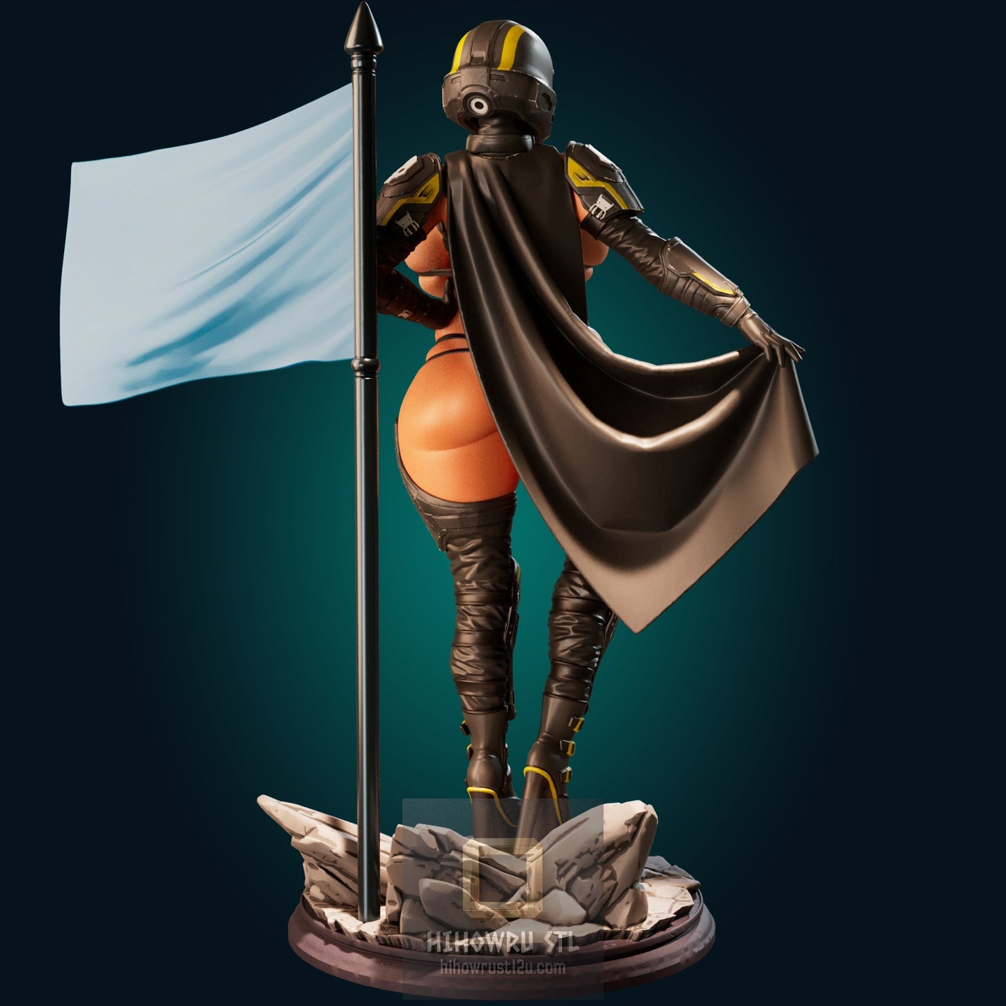 5159 HellDiver Girl NSFW - STL 3D Print Files