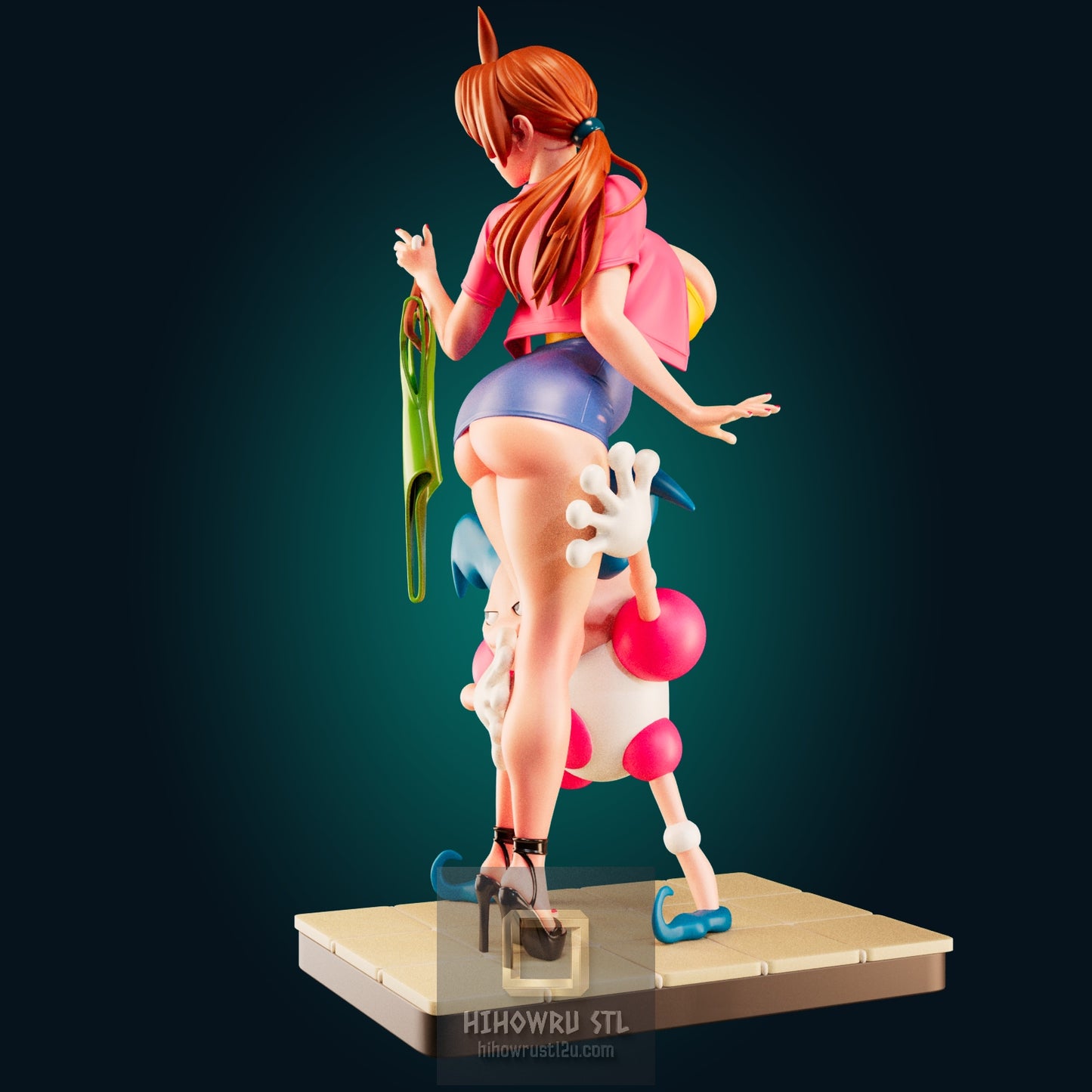 5160 Delia Ketchum NSFW - Pokemon - STL 3D Print Files