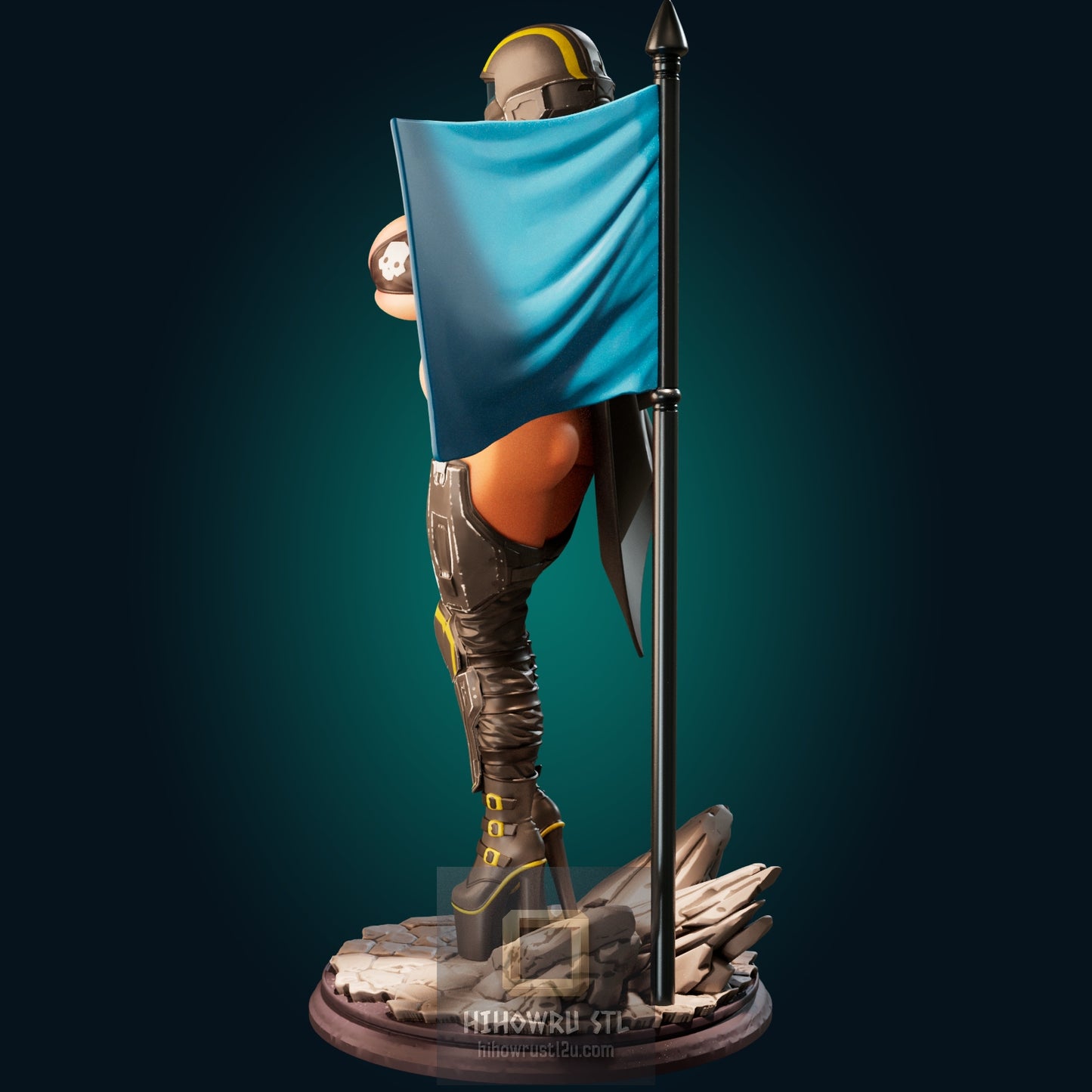 5159 HellDiver Girl NSFW - STL 3D Print Files