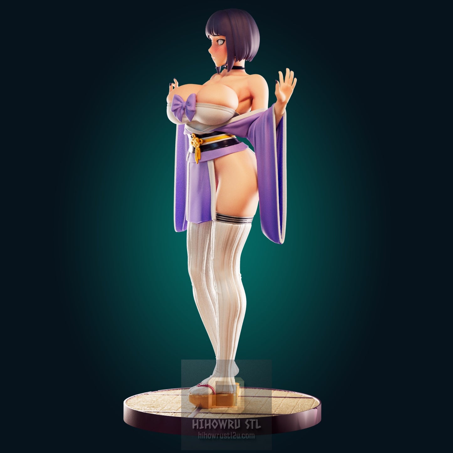 4988 Hinata Hyuga NSFW - Naruto - STL 3D Print Files