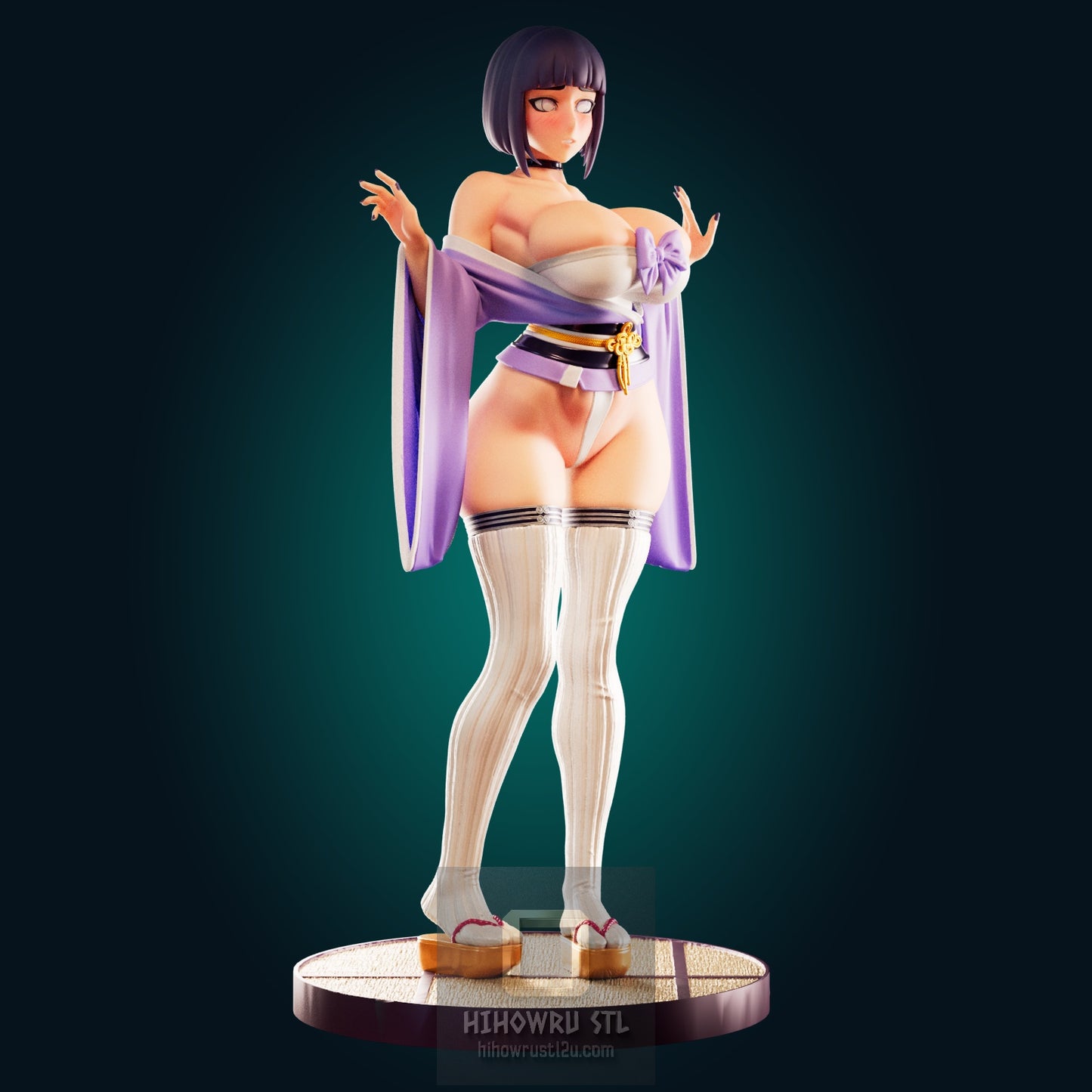 4988 Hinata Hyuga NSFW - Naruto - STL 3D Print Files