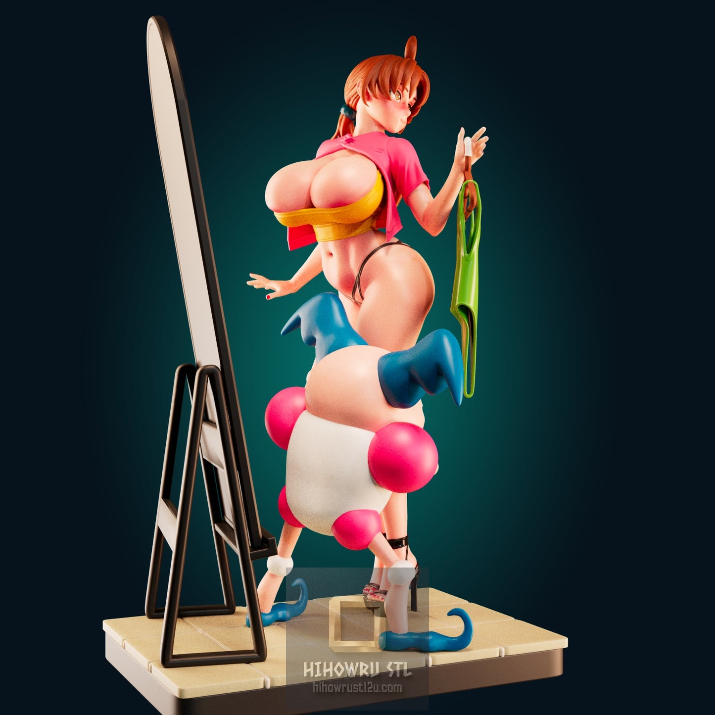5160 Delia Ketchum NSFW - Pokemon - STL 3D Print Files