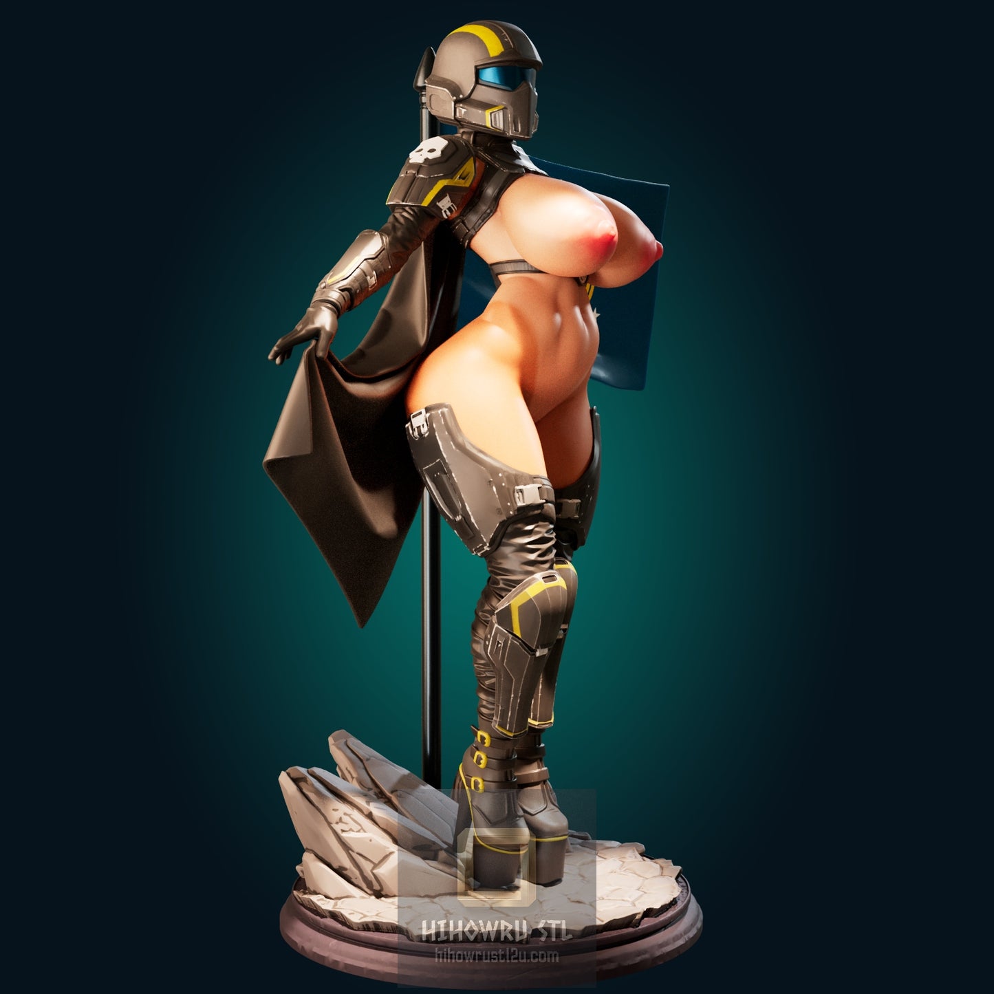 5159 HellDiver Girl NSFW - STL 3D Print Files