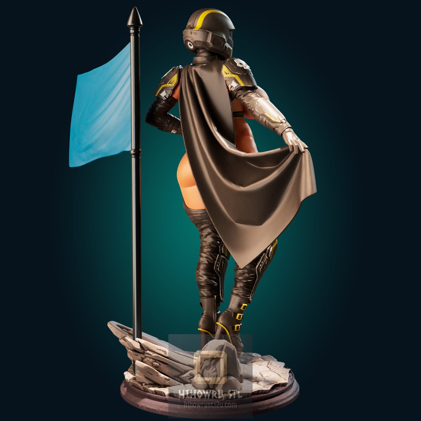 5159 HellDiver Girl NSFW - STL 3D Print Files