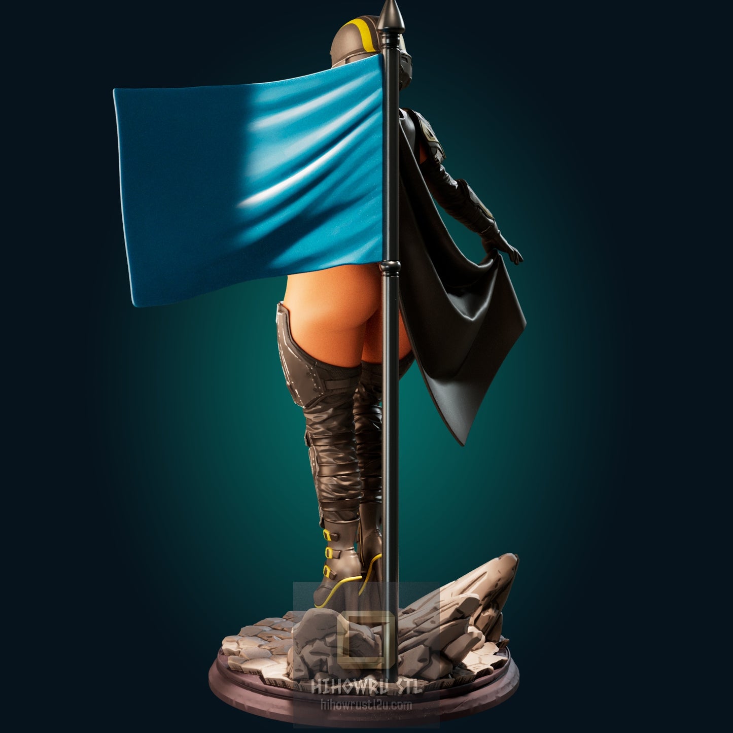 5159 HellDiver Girl NSFW - STL 3D Print Files