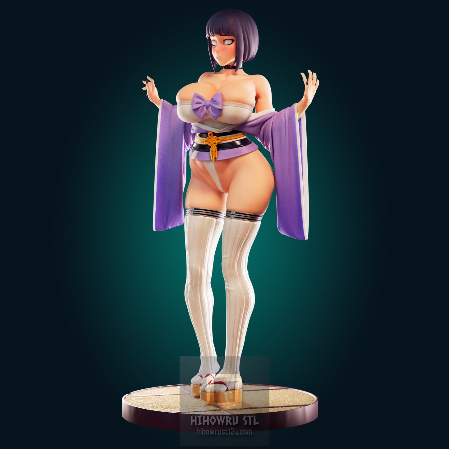 4988 Hinata Hyuga NSFW - Naruto - STL 3D Print Files