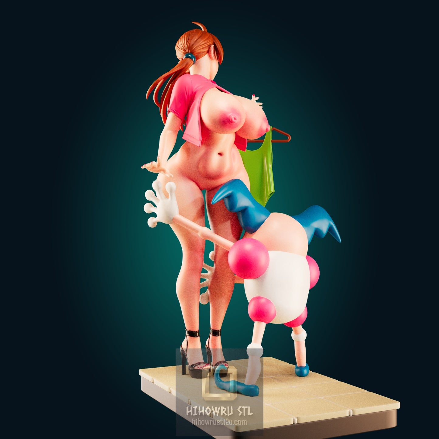 5160 Delia Ketchum NSFW - Pokemon - STL 3D Print Files