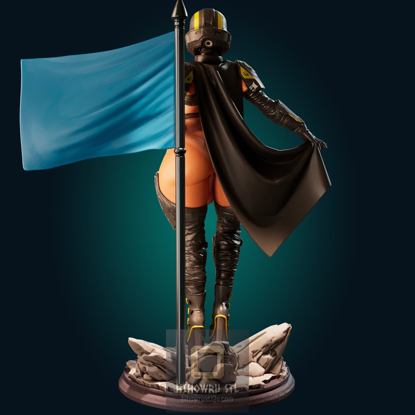 5159 HellDiver Girl NSFW - STL 3D Print Files